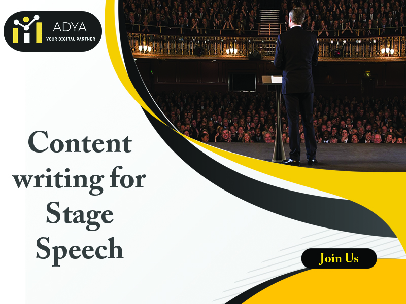 Content Writing for Stage Speech